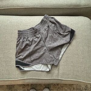 lululemon athletica Charcoal Hotty hot 4” Shorts